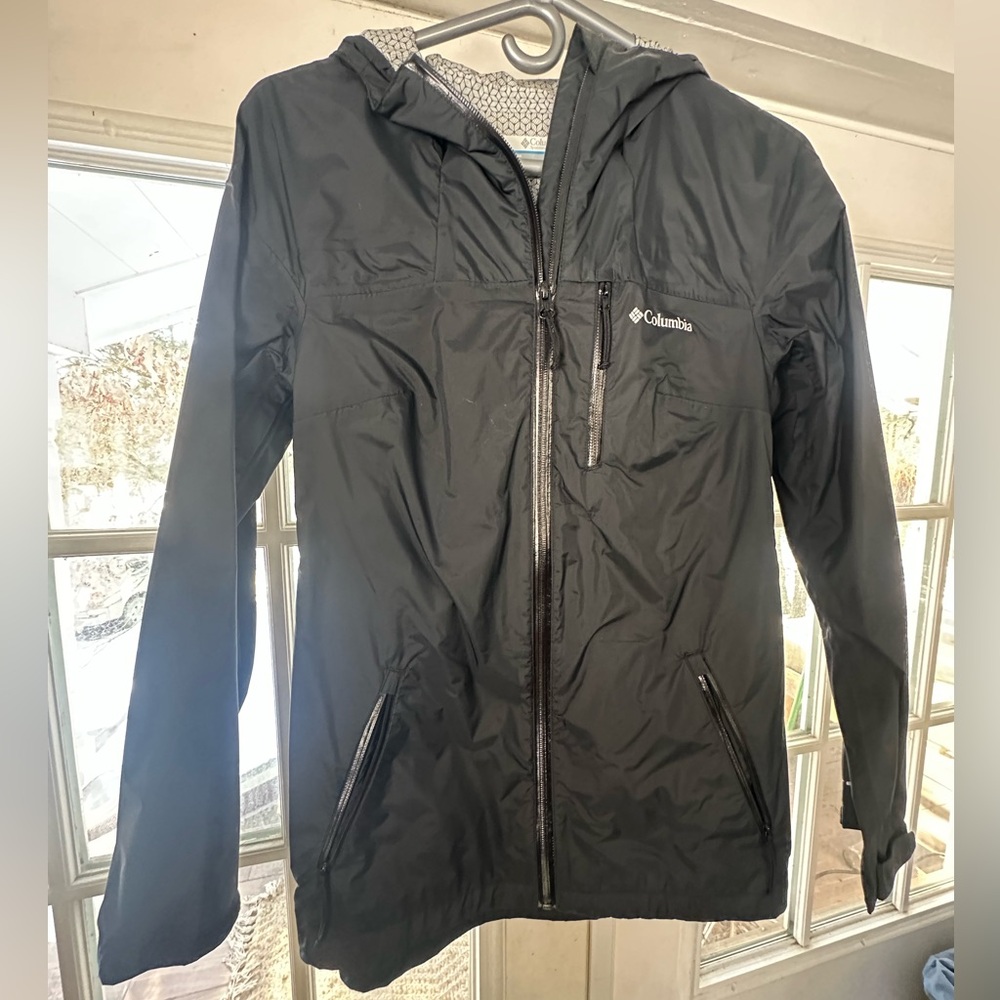 Columbia Black Rain Jacket